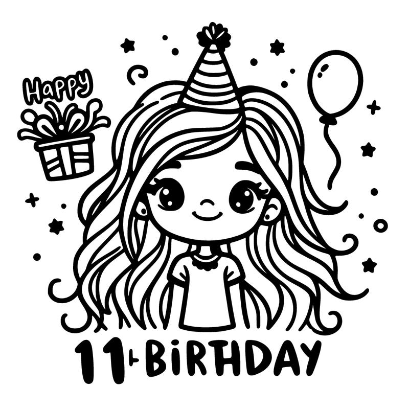 11th birthday girl