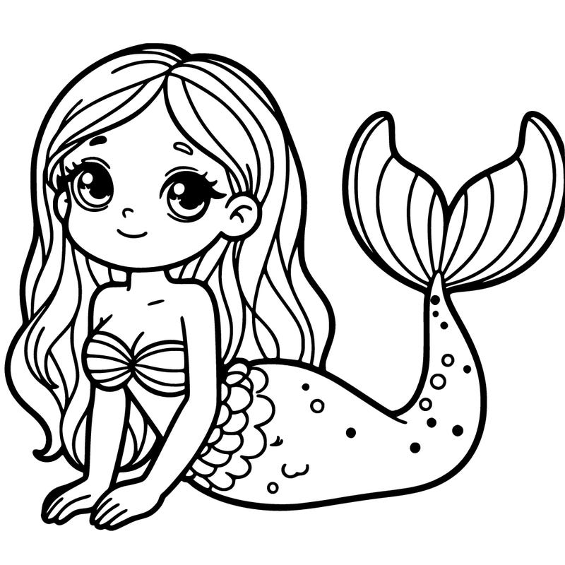 a young mermaid