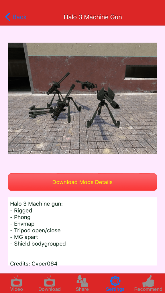 Weapon Mods for Garry’s Mod - Preview of the Halo 3 Machine Gun weapon mod for Garry's Mod
