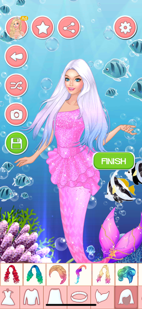 Mermaid Beauty Dress-Up Games - Games App | MWM