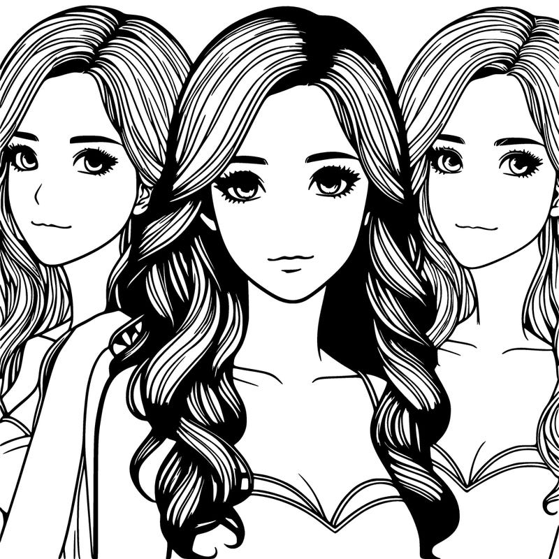 realistic human girl