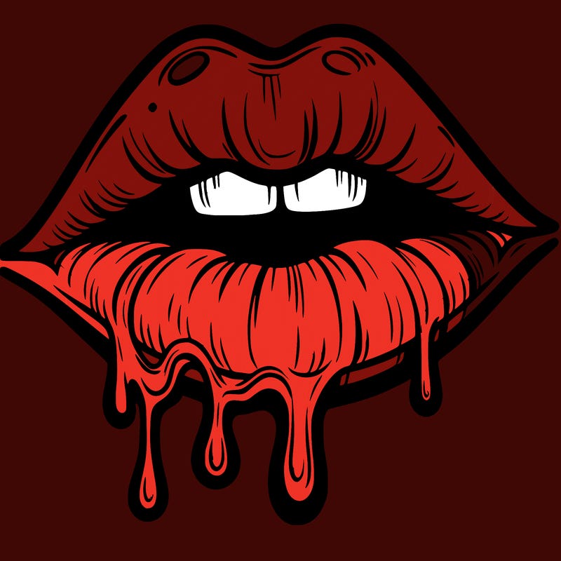 lips that look realistic and drip