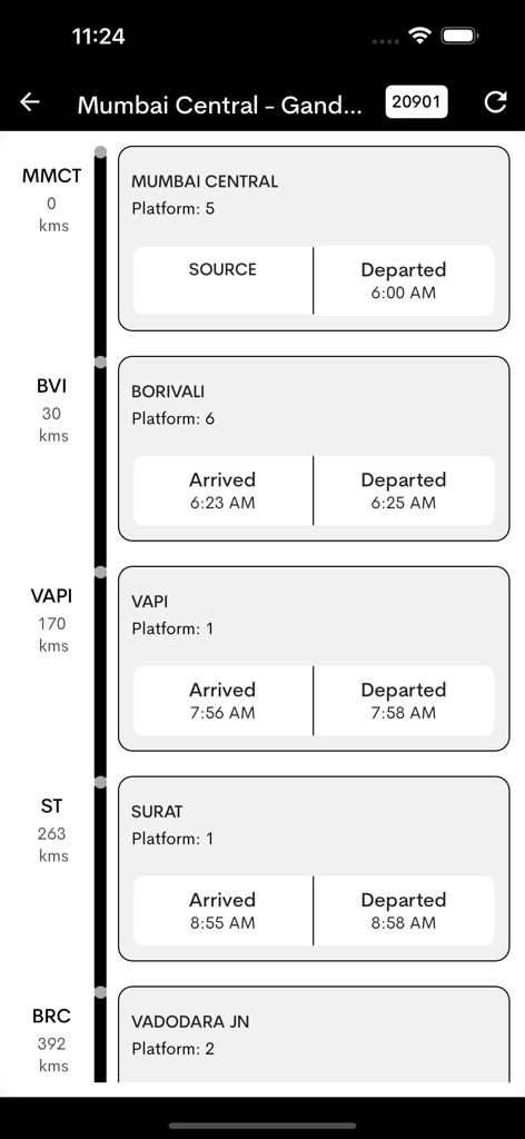 Where is my train - track now - Travel App | MWM