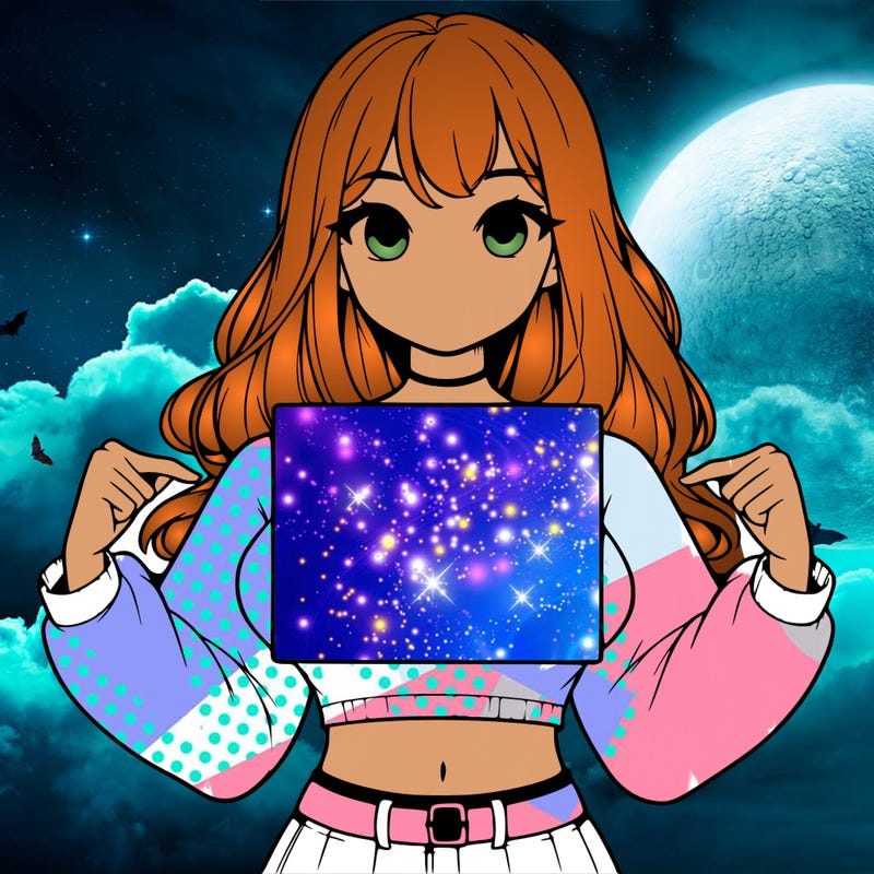 girl holding a blank sign in a long sleeve crop top