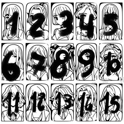 girls that look diffrent anime