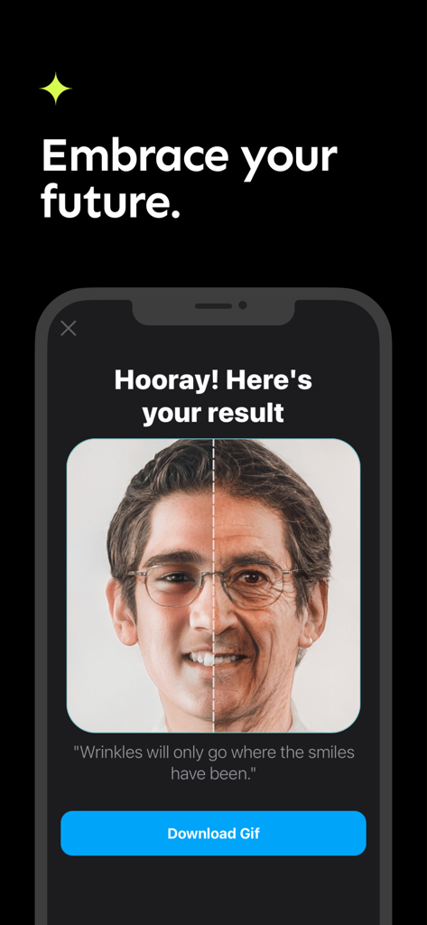 Aging Booth: Make Old Face GIF - Entertainment App | MWM