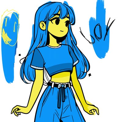 girl in a cute crop top