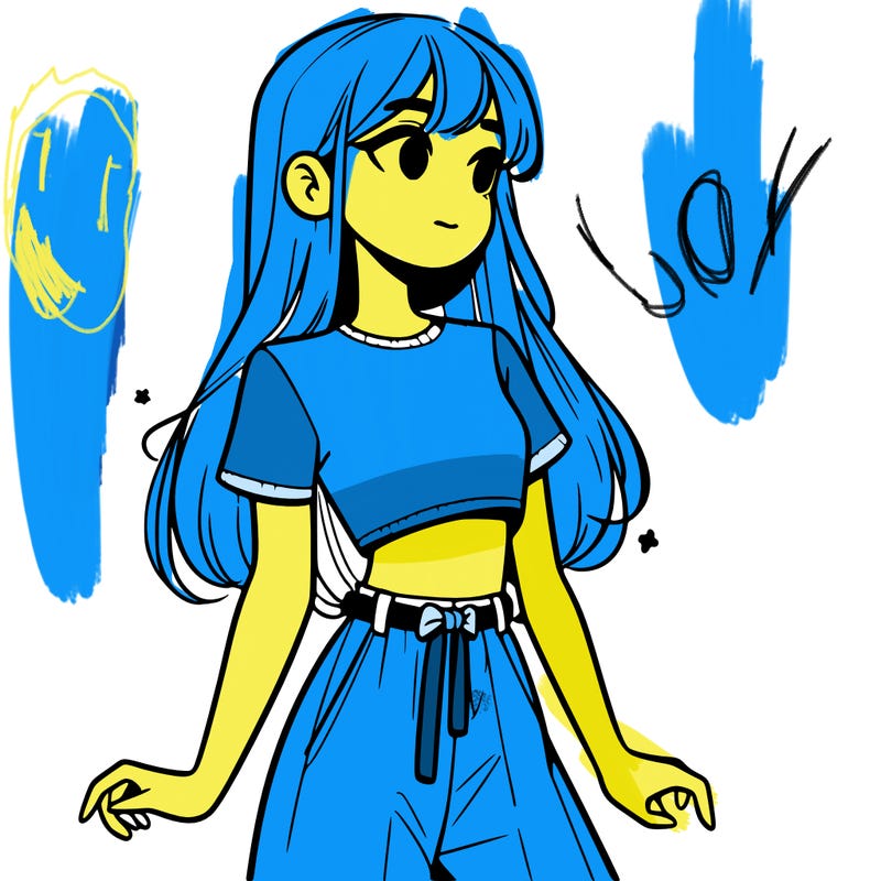 girl in a cute crop top