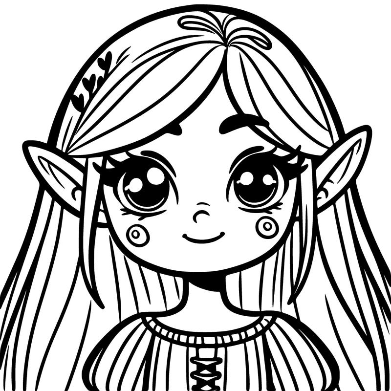 a girl elf