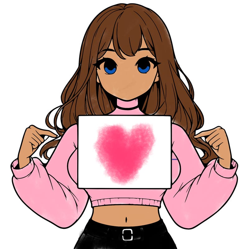 girl holding a blank sign in a long sleeve crop top