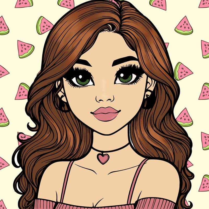 realistic pretty girl