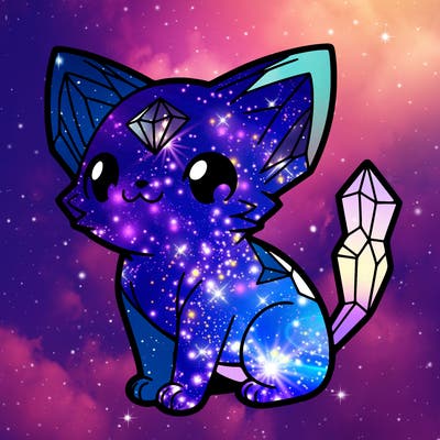 crystal kitten