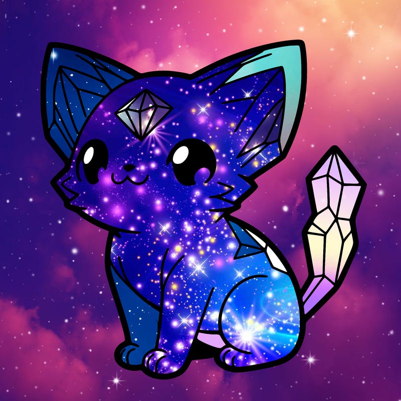 crystal kitten