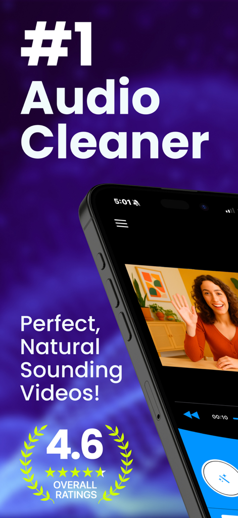 Audio Cleaner: Volume Booster - Top rated Audio Cleaner app for enhancing video sound quality
