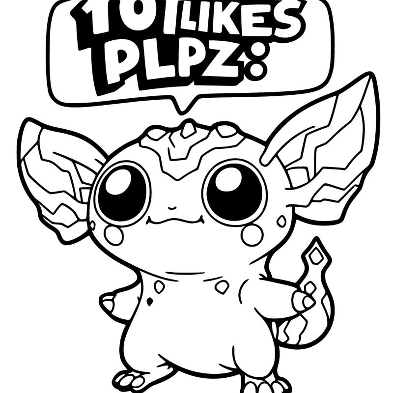 pokémon saying 10 likes plz!