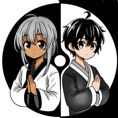 ying and yang anime.