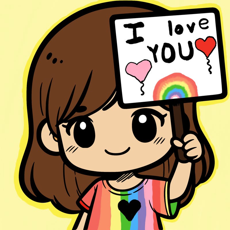 a girl holding up a blank sighn