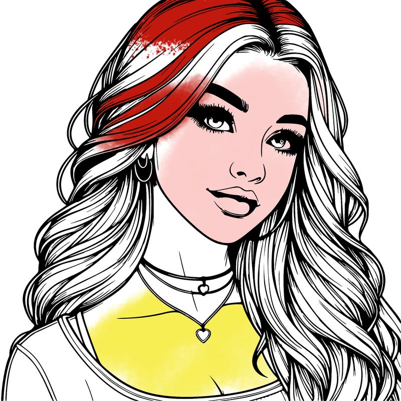 detailed realistic girl