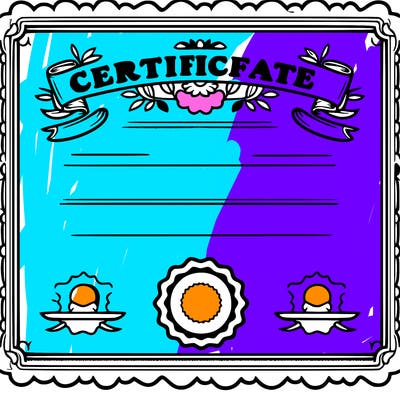 certificate paper