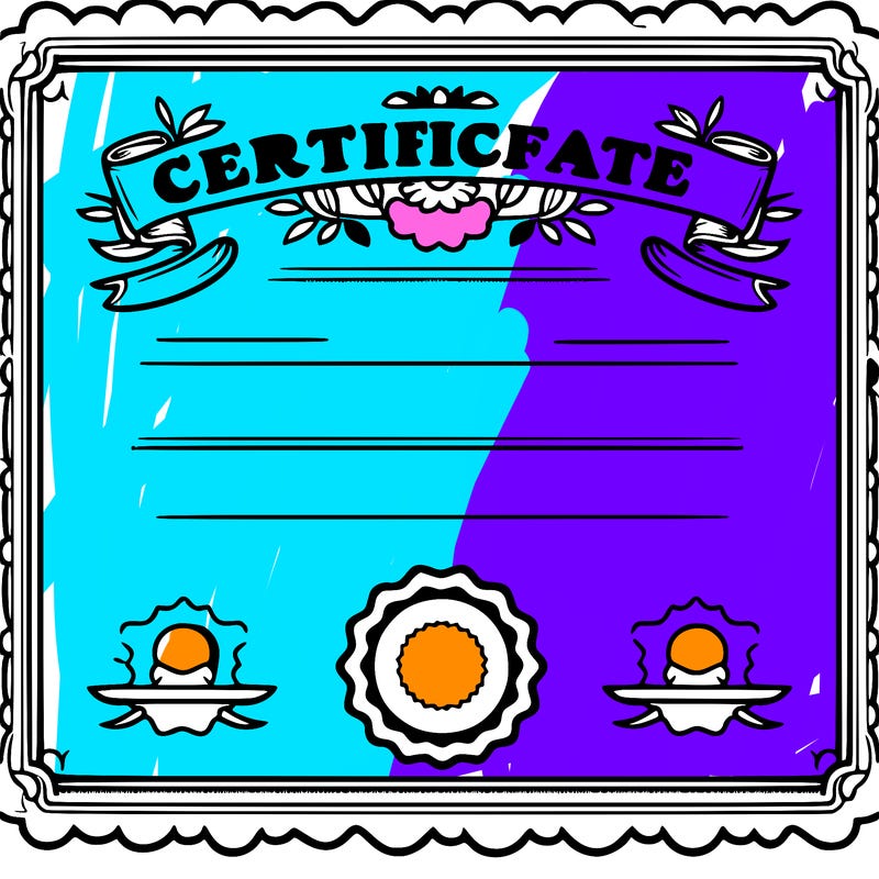 certificate paper
