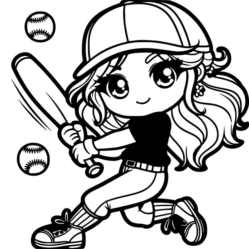 softball girl
