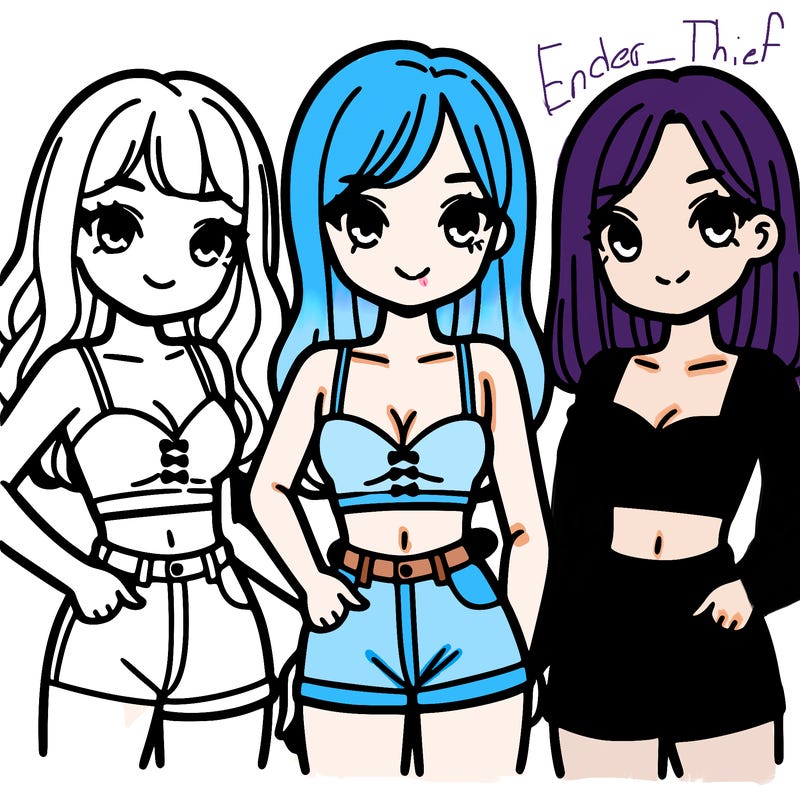 group of cute girls wearing crop tops