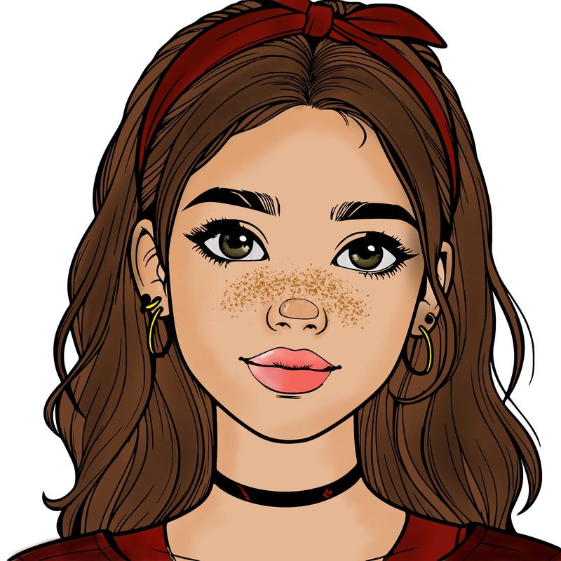 realistic teenage girl