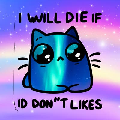 a cat that will die if we don’t get 10 likes