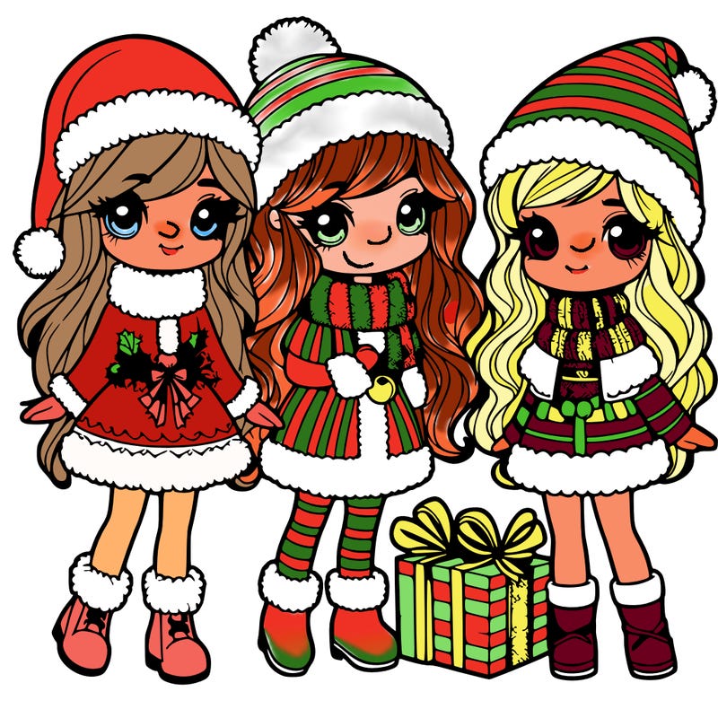 christmas girls