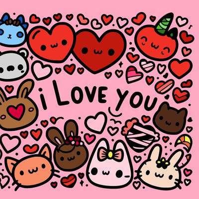i love you (pattern)
