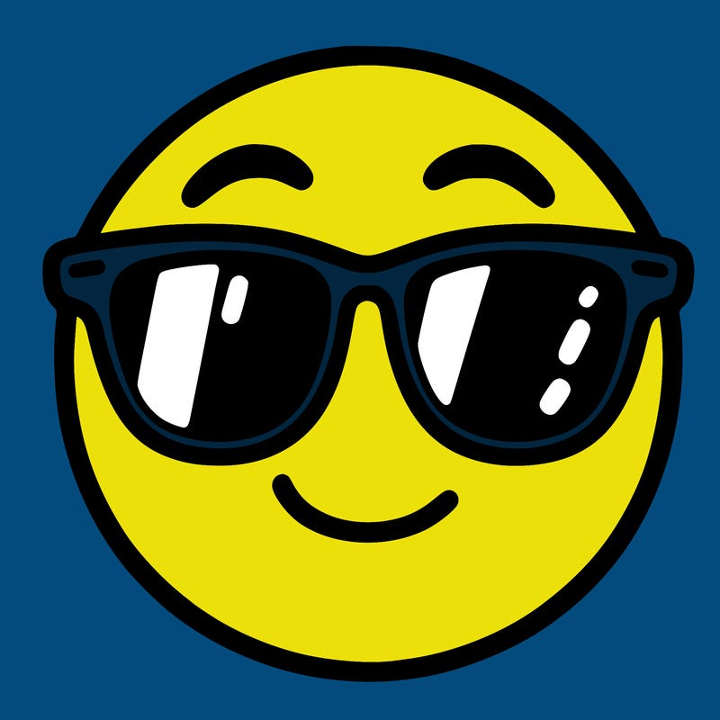 emoji with sunglasses