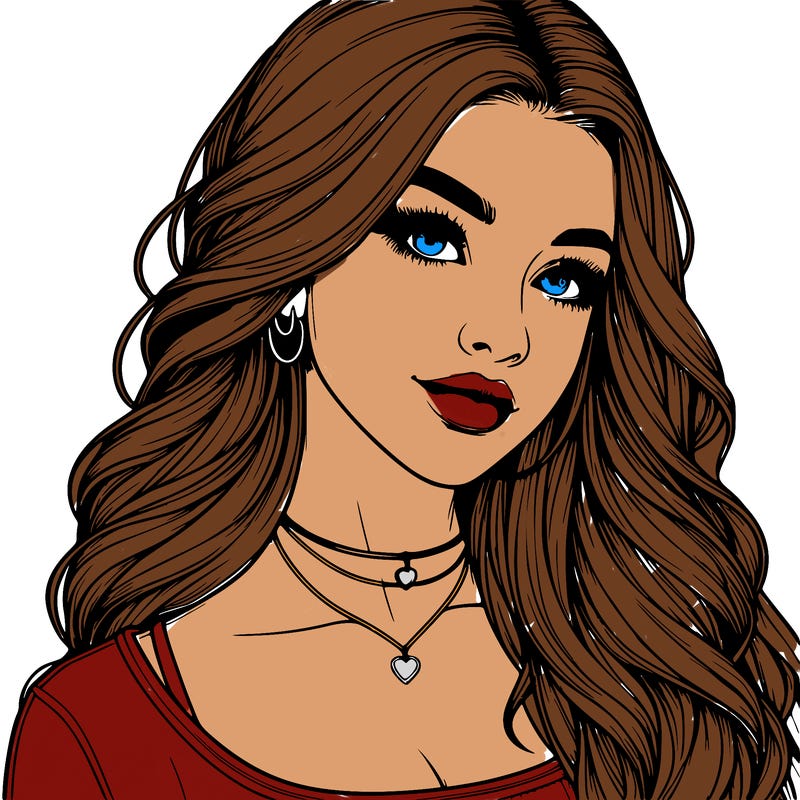 detailed realistic girl