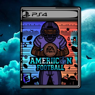 an american football video game cover