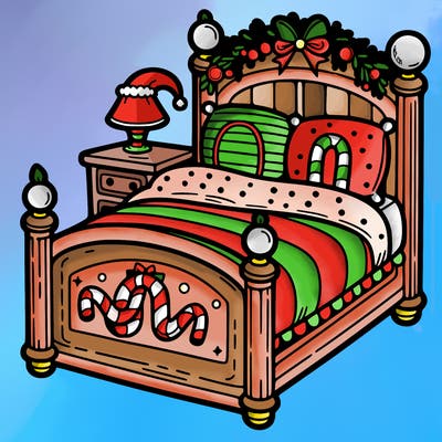 christmas bed