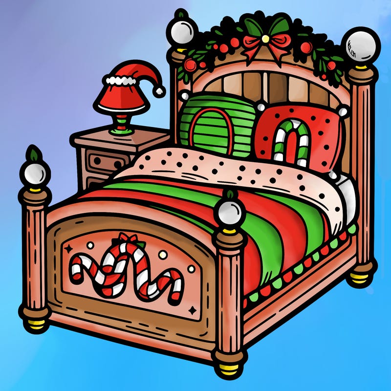 christmas bed
