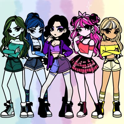 realistic baddie girls