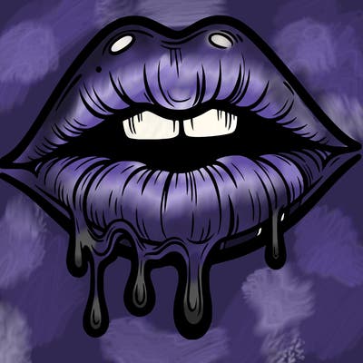 lips that look realistic and drip