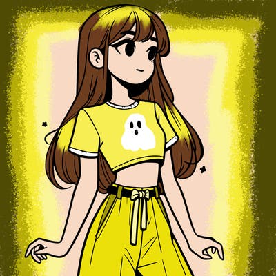 girl in a cute crop top