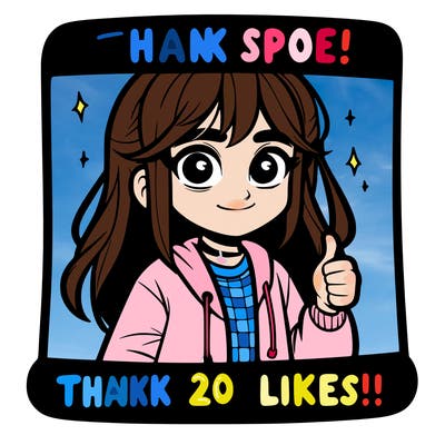 thanks for 20 likes!