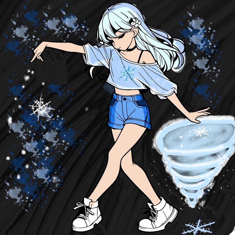 realistic girl danceing