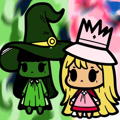 elphaba and glinda