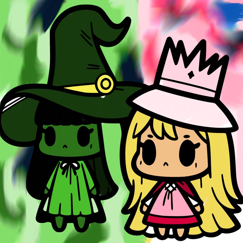 elphaba and glinda