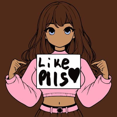 girl holding a blank sign in a long sleeve crop top