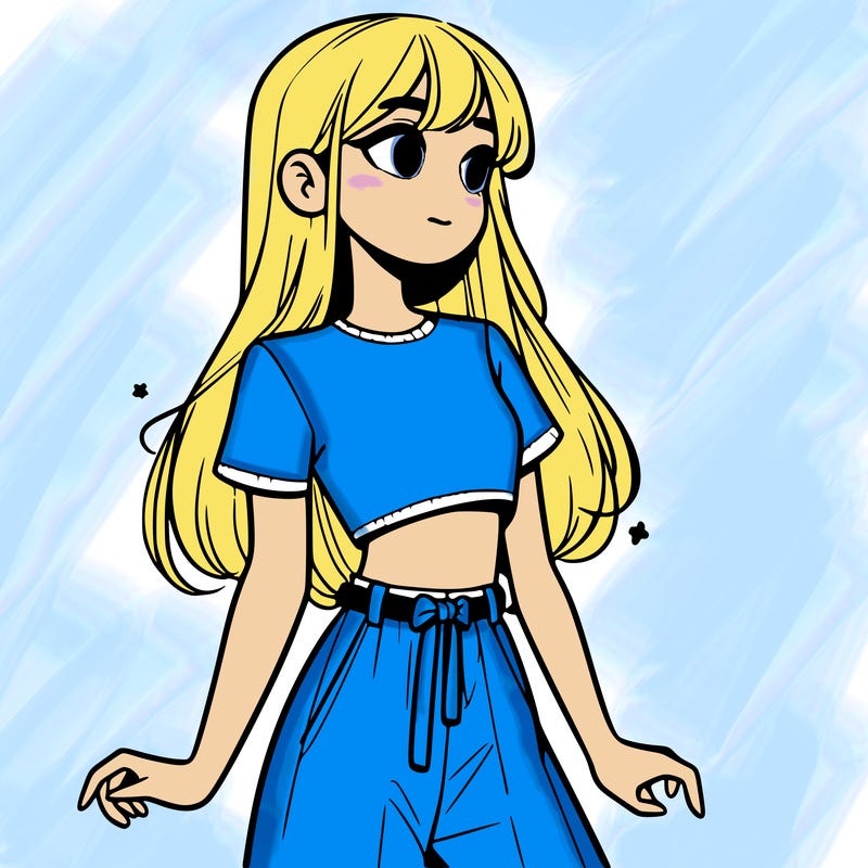 girl in a cute crop top