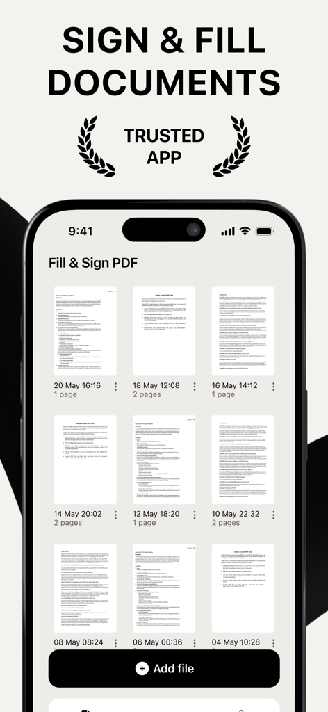 Sign & Fill: PDF Scanner - Business App | MWM