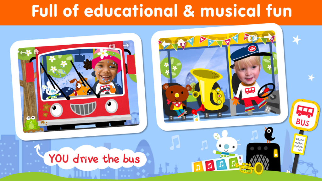 Wheels on the Bus Song & Games - Games App | MWM