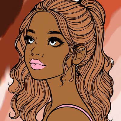 beautiful realistic girl