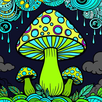 trippy mushroom