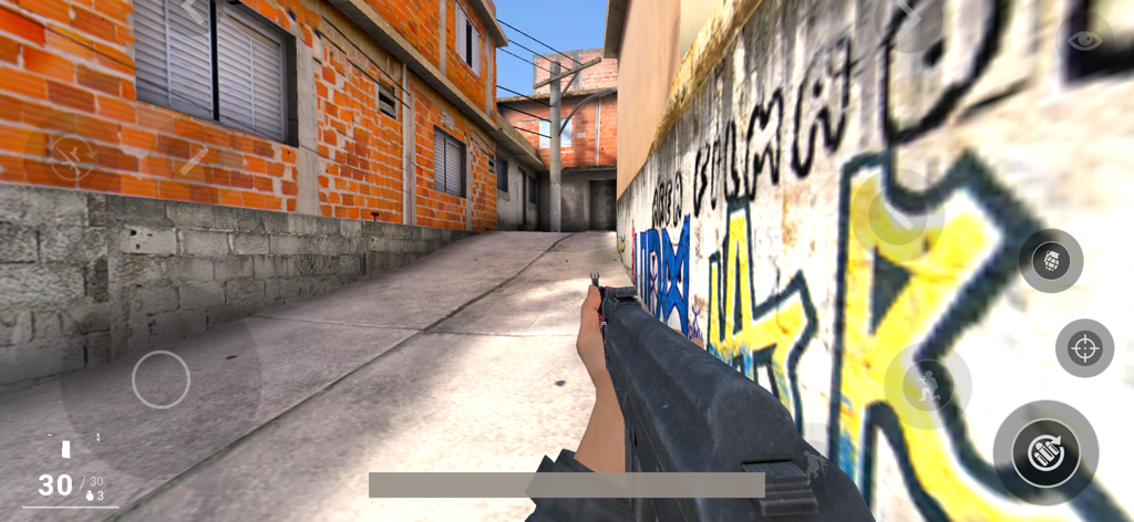 Complexo Favela - First person shooter gameplay in a realistic favela alleyway