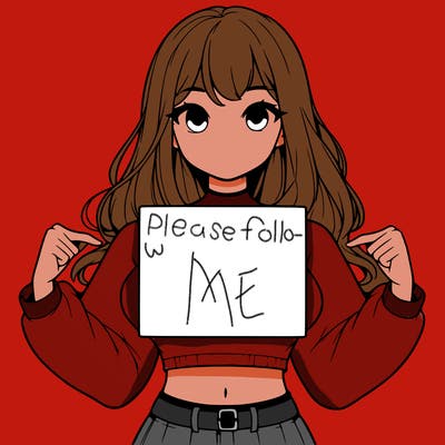 girl holding a blank sign in a long sleeve crop top